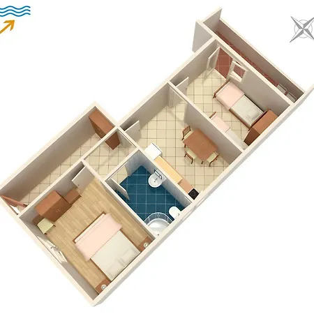 By The Sea Arbanija, Ciovo - 1085 Apartman